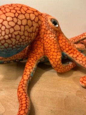 Tiger Tale Toys Octopus stuffed animal Colorful